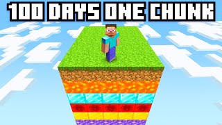 100 Days on a Single LAYERED Chunk [upl. by Celestia]