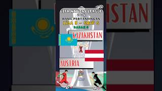 KAZAKHSTAN vs AUSTRIA 02 UEFA NATIONS LEAGUE Babak ke5 141124 Liga Eropa 20242025 news fyp [upl. by Ivan]