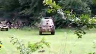 Real restored Marder III H in action Sheffield 2007 [upl. by Wait]