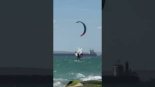 langebaan beach kitesurfing wingfoiling goodday travel southafrica shortsviral [upl. by Alyss788]