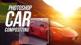 Photoshop CS6 Tutorial  Car Compositing  Photoshop Tutorial [upl. by Zebapda]