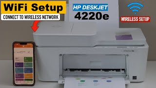 HP DeskJet 4220e WiFi Setup Connect To WiFi Add In iPhone For Wireless Printing amp Scanning 1 [upl. by Thomey]