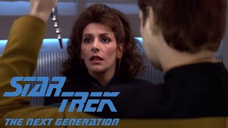 Data Stabs Troi  HD Star Trek The Next Generation TNG [upl. by Jahdal]