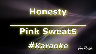 Pink Sweat  Honesty Karaoke [upl. by Ahselet]