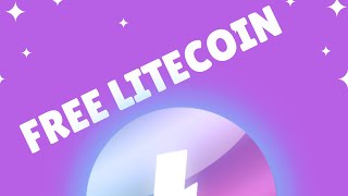 Litecoin  LTC for free  Free Crypto Earn Tips [upl. by Eillam]