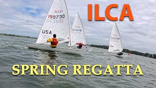 Spring Regatta  ILCA Sailing at Fishing Bay Yacht Club [upl. by Htir]