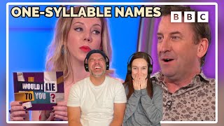 WILTY  Lee Mack Isn’t Impressed by Katherine Ryan’s One Syllable Name Theory REACTION [upl. by Brandt]