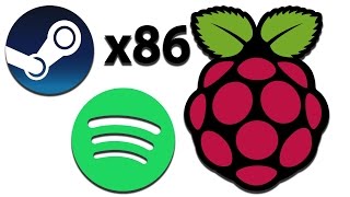 Steam Spotify and Unreal Tournament on Raspberry Pi  Exagear Desktop [upl. by Boice]