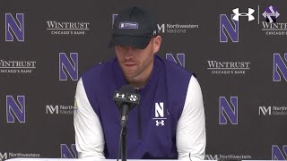 Northwestern Football vs Penn State  Postgame Press Conference 93023 [upl. by Onia]