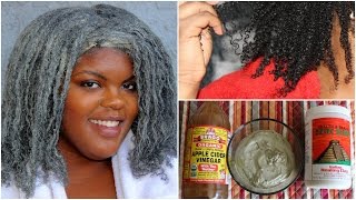 Bentonite Clay Mask for Natrual Hair DIY Recipe  Demo [upl. by Ramso]