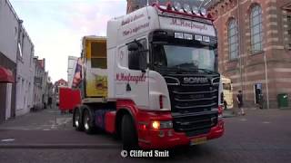 Kermis Hoorn 2019 Transport en opbouw Deel 9 [upl. by Nollahs]