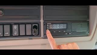 brief introduction to inputting manual entry information on a tachograph digicard [upl. by Dnalrag386]