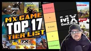 TOP 17 MOTOCROSS GAMES RANKED MX GAME TIER LIST [upl. by Cadmann207]