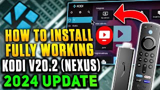 INSTALL The Latest FULLY WORKING KODI On Your FIRE TV STICK 2024 UPDATE [upl. by Euqinorev609]