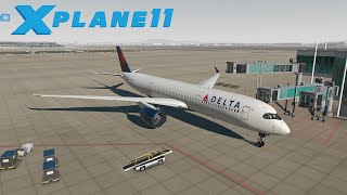 X Plane 11 ✈️ RKSI  KDTW ✈️  Late Night Long Haul Departure Why Not 🤷‍♂️ [upl. by Anikram682]