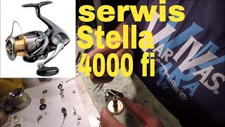 Shimano Stella 4000 fi  serwis [upl. by Neau751]