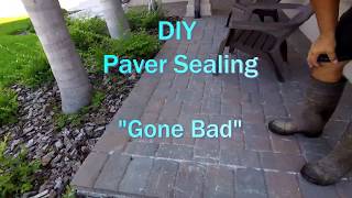 How to Apply Paver Sealer  How NOT to Apply Sealer DIY TIPS  TOP 3 PAVER SEALING MISTAKES [upl. by Attenod950]