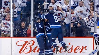 Adam Lowry helps Jets take flight with early lead [upl. by Ralip]