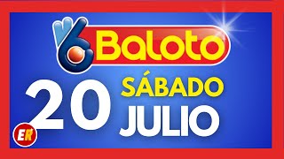 Resultado BALOTO REVANCHA sábado 20 de julio de 2024 ✅ [upl. by Ateuqahs639]