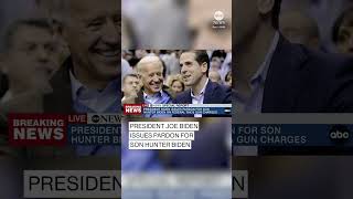 President Biden issues pardon for son Hunter Biden [upl. by Ahtnammas]