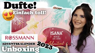 Dufte ✨😍 ISANA Adventskalender 2023  24 Türchen UNBOXING [upl. by Llerrehc]