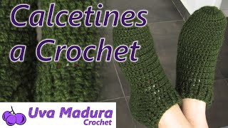 CALCETINES MEDIAS Tejidos a CROCHET Ganchillo Tutorial paso a paso [upl. by Inaj761]