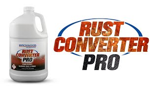 Rust Converter PRO  Stabilizes Rust Blackens Seals and Primes [upl. by Ynahpit]