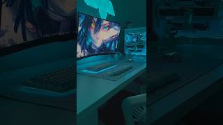 Next Level gaming monitor 2024  anime gamingsetup setup [upl. by Salbu817]