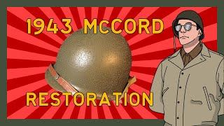 1943 Front Seam M1 Helmet Restoration  Simon of Fortune [upl. by Metts]