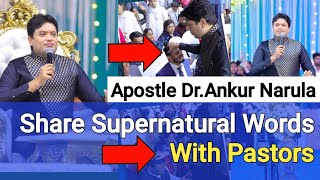 Apostle Ankur Narula Share Supernatural With Pastors in this Seminar  Ankur Narula Ministry [upl. by Arbed]