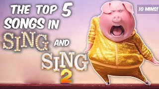 The Top 5 Songs in Sing amp Sing 2  Movie Moments  Mini Moments [upl. by Esinev]