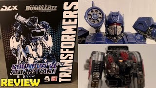 ThreeZero Transformers Bumblebee DLX Soundwave amp Ravage Review [upl. by Bobbie]