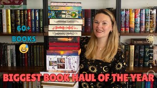 October Book Haul  BIGGEST BOOK HAUL OF THE YEAR [upl. by Norrahs]