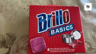 Brillo basics to clean steel utensils review best soap pads steel k bartano k liye shorts [upl. by Yadsnil821]