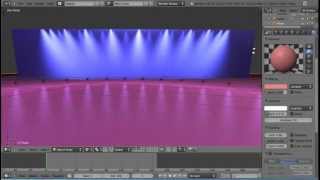 Blender 26  Quick Tip Tutorial  Special Stage Lighting Effects [upl. by Talanian]