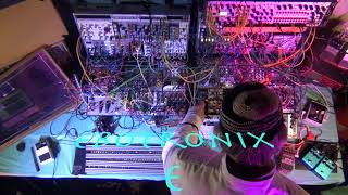 Eurorack Modular Synthesizer  Harmonic Minor Tune   Strymon Cloudburst [upl. by Dorej]