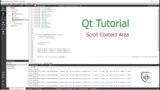 C Qt GUI TutorialShowing Contents in Scroll Area in Qt  In Bangla [upl. by Ellehcan641]