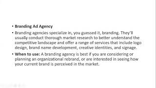 services provided by add agencies amp advertising budget and objectives [upl. by Vivie]