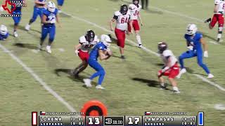 Lampasas vs Lorena Football  FULL GAME 4K [upl. by Walcott]