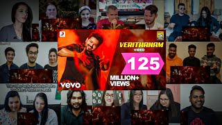 Verithanam Video Song Mass Mashup Reactions  Thalapathy Vijay  DheerajReaction [upl. by Llatsyrk]