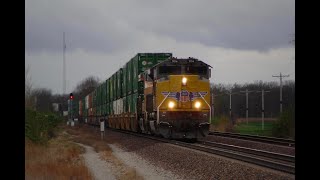 Crazy Weather Railfanning in Carlinville IL [upl. by Schindler]