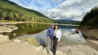 Trillium Lake and Multnomah Falls in Oregon 102024❤️ [upl. by Seyah385]