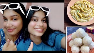 our first vlog😁 we cooked yukti dhapa harshita dhapa [upl. by Lener]