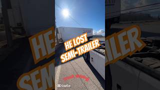 Driver lost his semitrailer on the bend trucking lkw camion ets2 eurotrucksimulator2 job [upl. by Ariem]