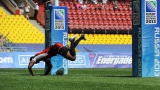 RWC Sevens mens day three highlights [upl. by Aicnerolf855]