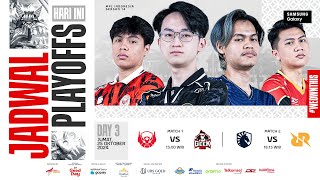 🔴 LIVE  MPL ID S14  Playoffs Hari 3  Bahasa Indonesia [upl. by Lemyt365]