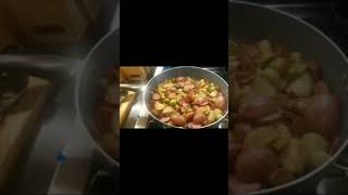 Simple but Delicious  Brussel Sprouts Medley with Red Potatoes and Turkey Sausage [upl. by Behah]