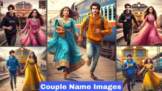 How To Create Couple Train Missing 3D Social Media Images Bing Ai Couple Photo Editing [upl. by Elorak546]