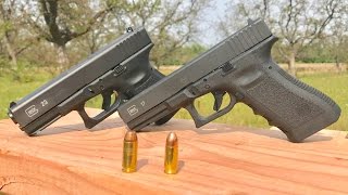 9MM VS 40  GLOCK 19 VS GLOCK 23 [upl. by Adnorahs]