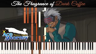 Phoenix Wright  The Fragrance of Dark Coffee Piano Tutorial [upl. by Alauqahs519]